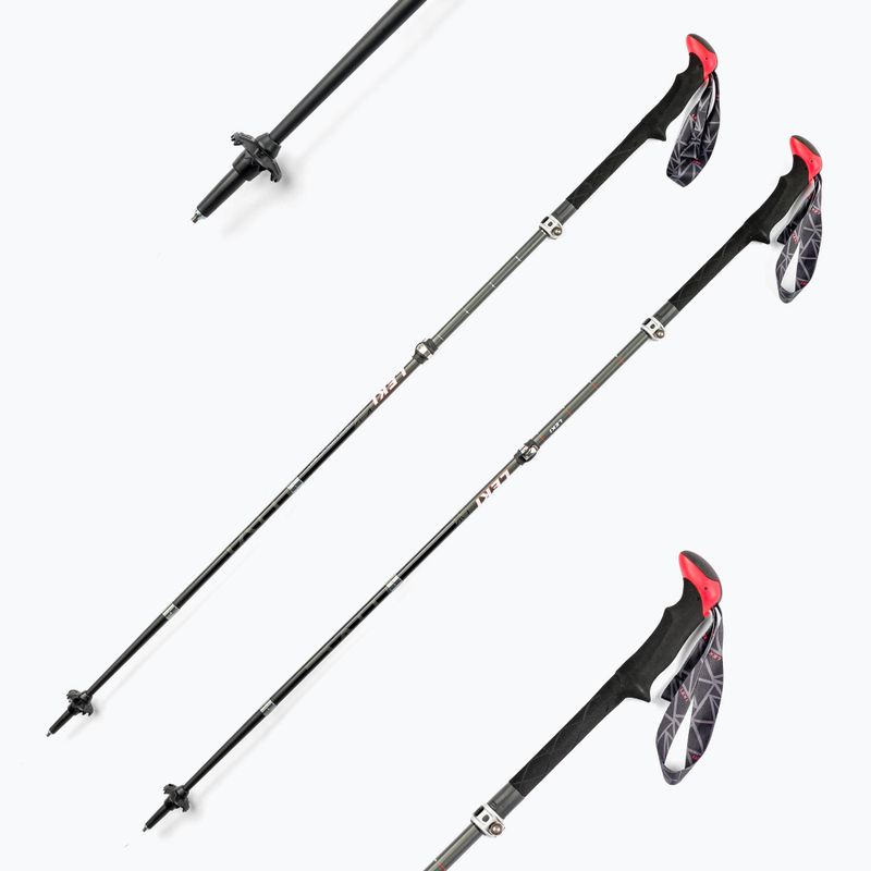 LEKI Micro Vario Carbon bastoncini da trekking nero 65120621 6