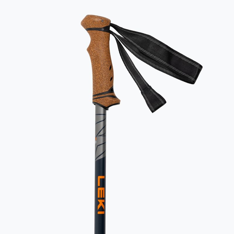 Bastoncini da trekking LEKI Legacy Lite arancio/blu denim/antracite chiaro 3