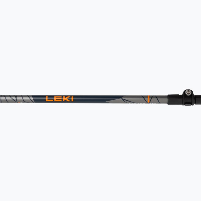 Bastoncini da trekking LEKI Legacy Lite arancio/blu denim/antracite chiaro 5