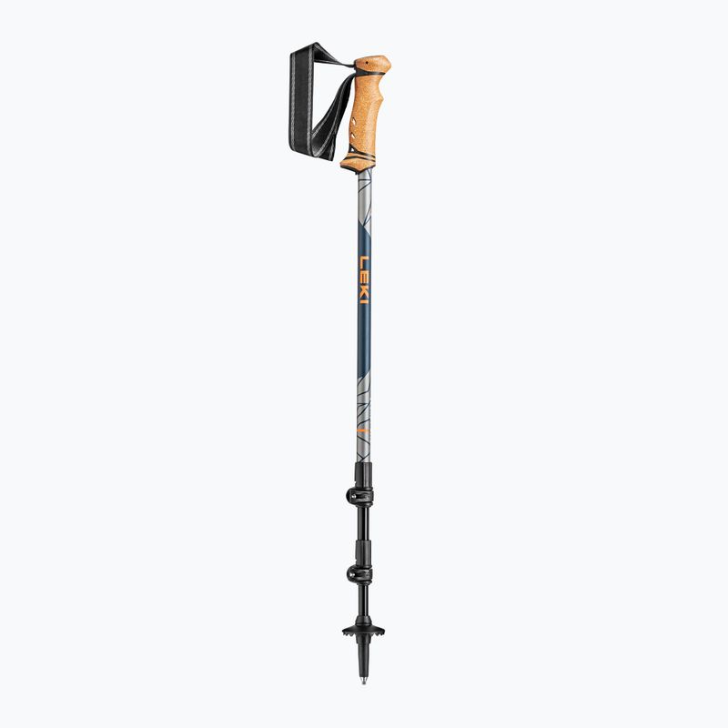 Bastoncini da trekking LEKI Legacy Lite arancio/blu denim/antracite chiaro 7