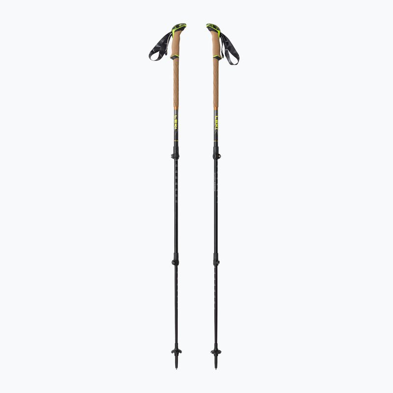 LEKI Sherpa bastoncini da trekking nero e beige 65220282