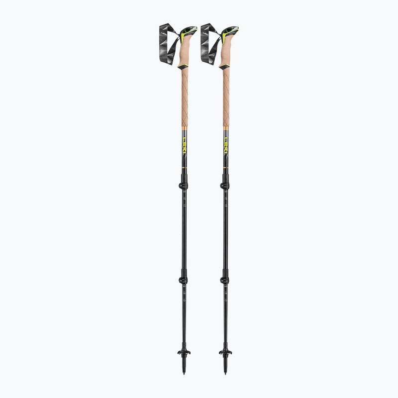 LEKI Sherpa bastoncini da trekking nero e beige 65220282 6