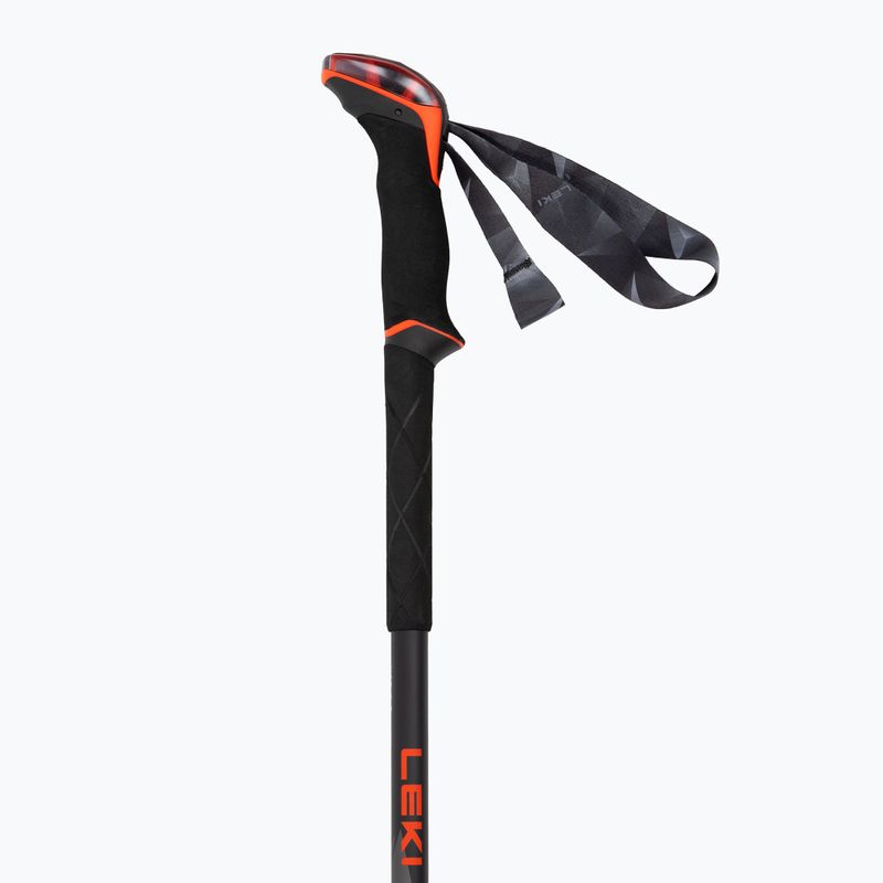 Bastoncini da trekking LEKI Makalu rosso brillante/nero/antracite scuro 3