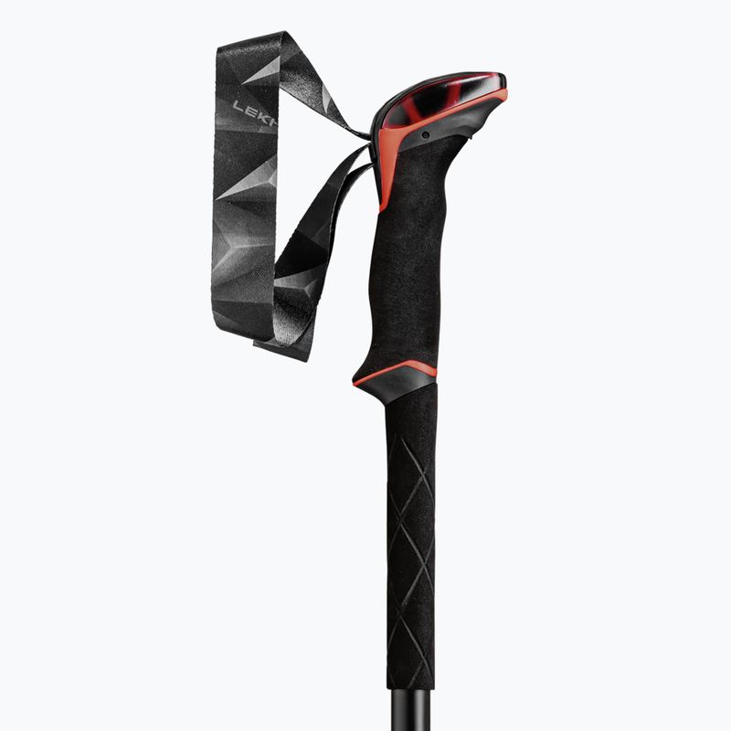 Bastoncini da trekking LEKI Makalu rosso brillante/nero/antracite scuro 8
