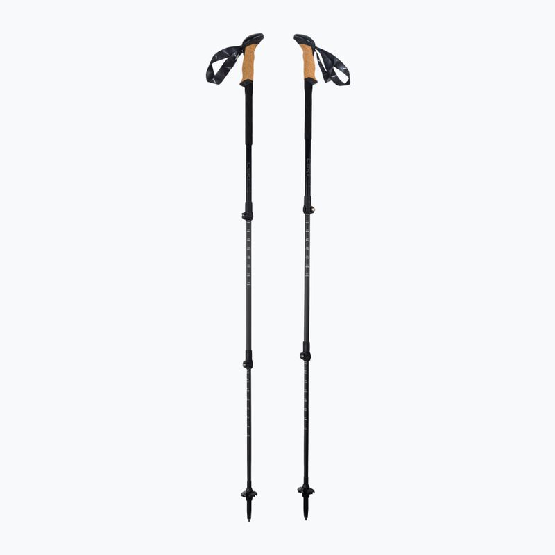 LEKI Serie Nera Bastoncini da trekking in carbonio nero 65221601