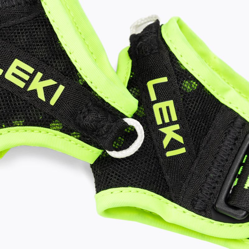 LEKI Squalo Telaio Cinturino Maglia nero/giallo 4