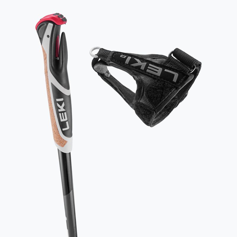 Bastoncini da sci di fondo LEKI XTA 5.5 black/white/neon yellow 4