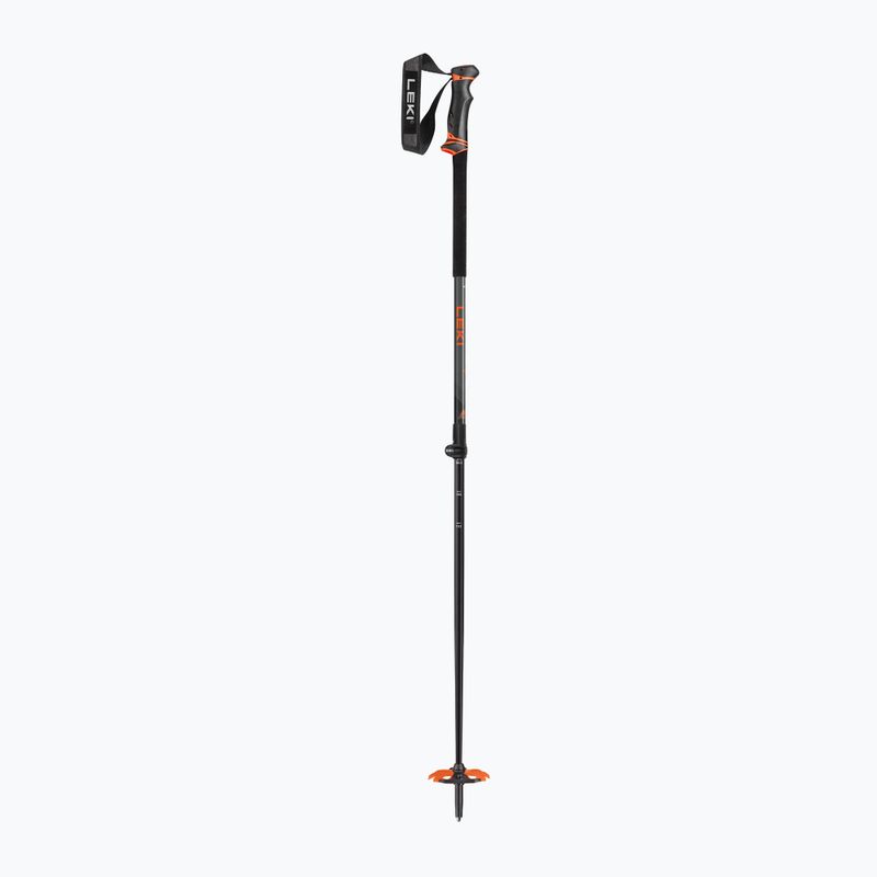 LEKI Helicon Lite skit bastoni da sci nero e arancio 65227431 10