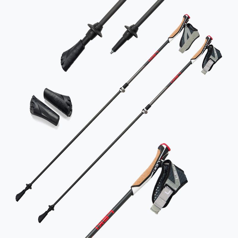 Bastoncini da nordic walking LEKI Instructor Lite nero e argento 65326341 4