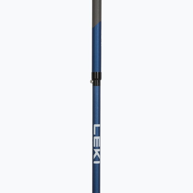 LEKI Traveller FX.One Carbon bastoncini da nordic walking blu navy e argento 65325821110 4