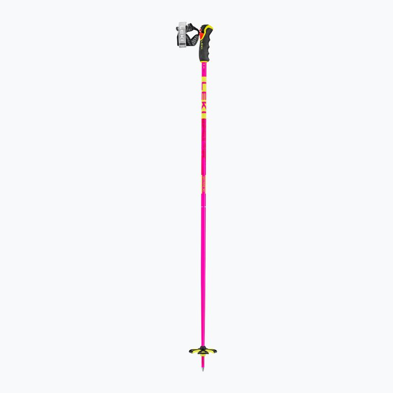 Bastoni da sci LEKI Spitfire 3D neon magenta/neon yellow/berry 3