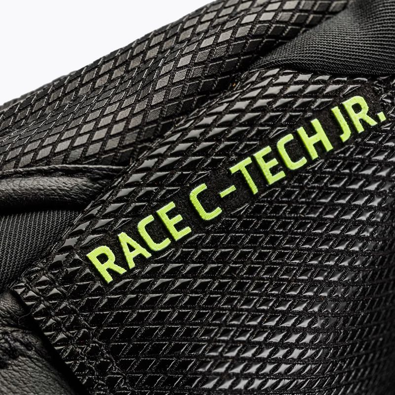 Guanti da sci junior LEKI WCR C-Tech 3D Junior black/ice lemon 5