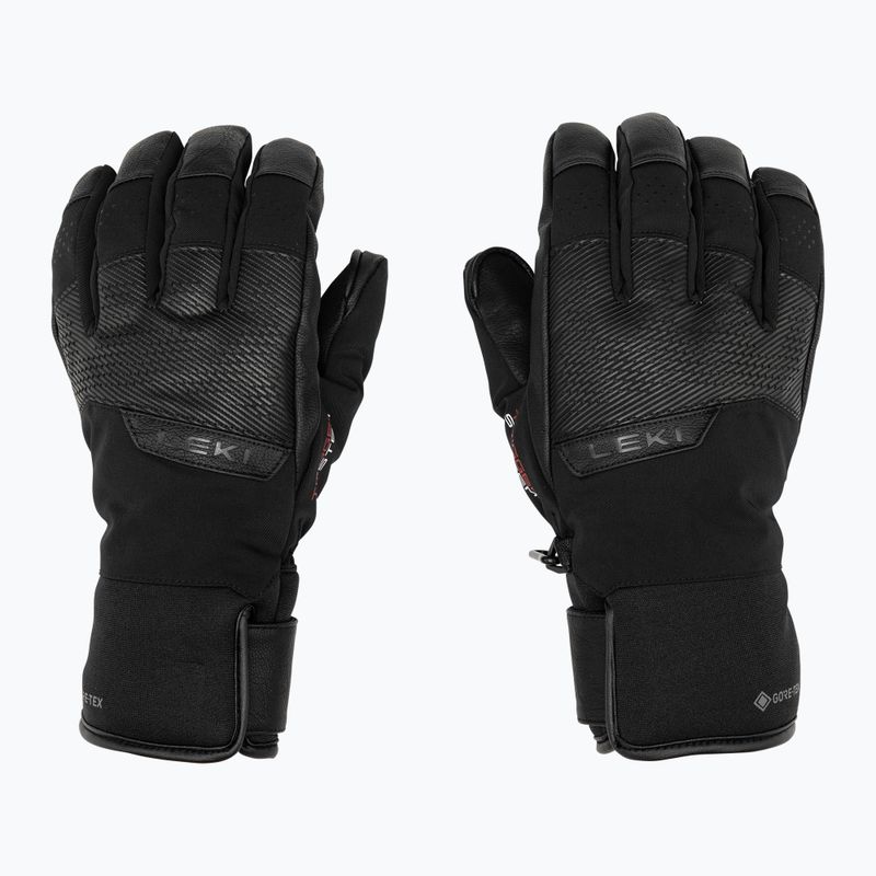 Guanti da sci da uomo LEKI Performance 3D GTX nero 3