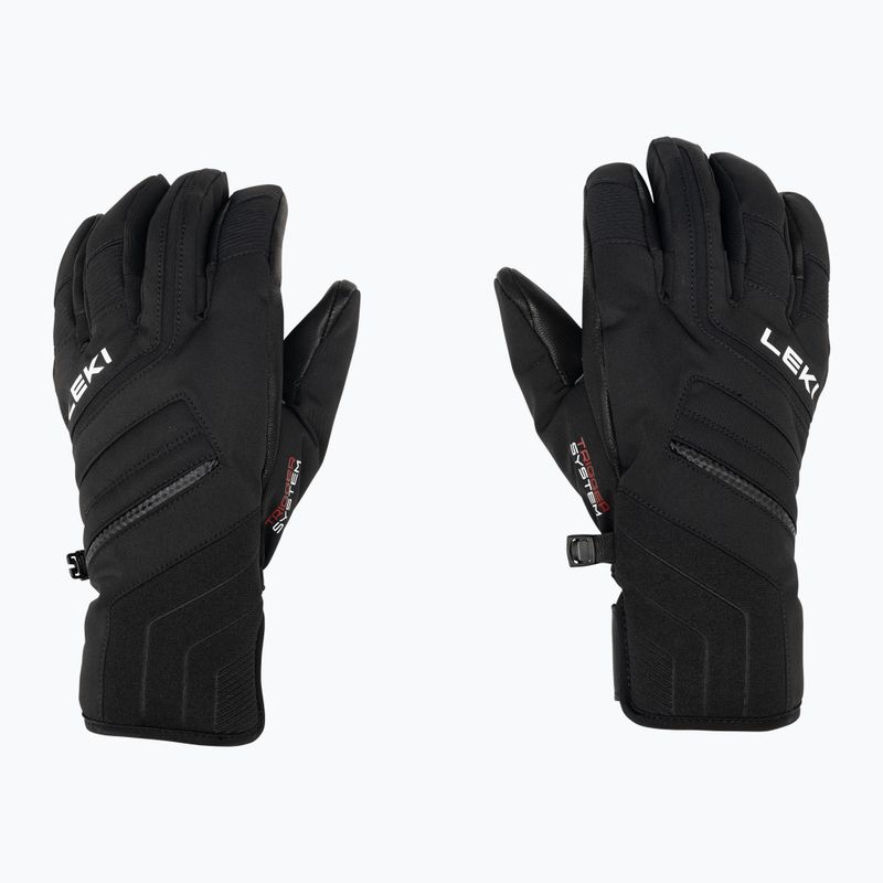 LEKI Guanti da sci da uomo Falcon 3D nero 3