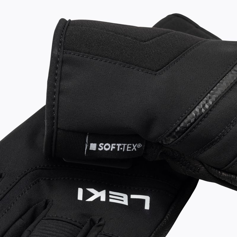 LEKI Guanti da sci da uomo Falcon 3D nero 5