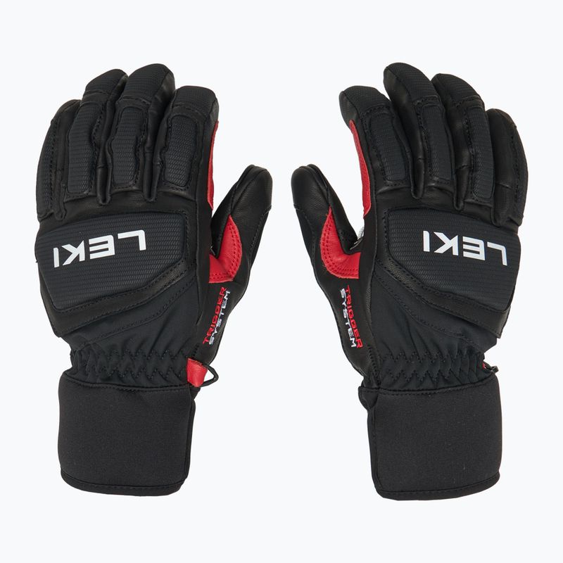 Guanto da sci LEKI Griffin Pro 3D nero/rosso/bianco per uomo 3