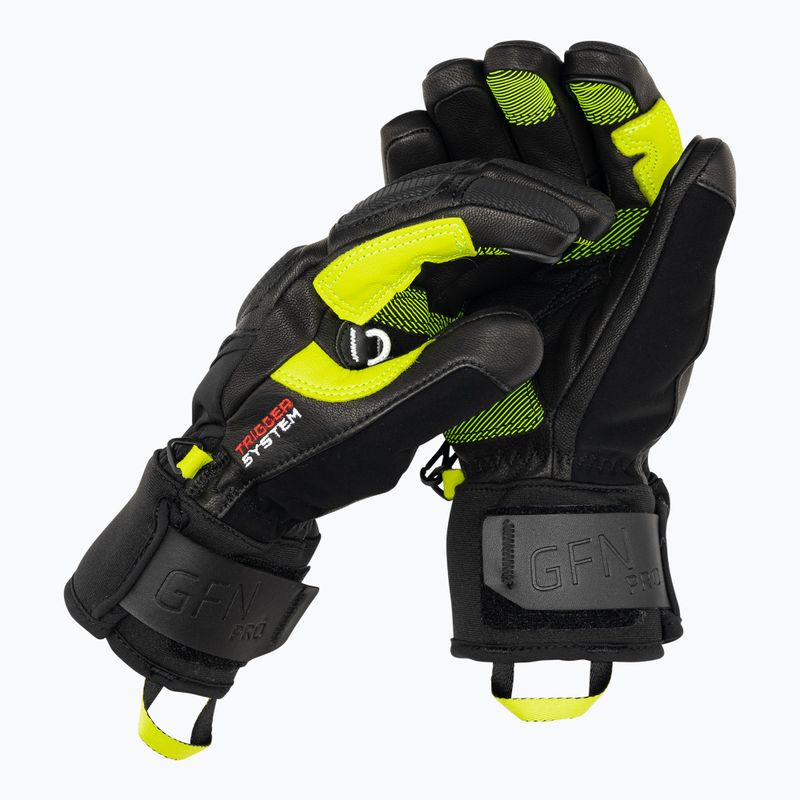 Guanto da sci LEKI Griffin Pro 3D uomo nero/neon