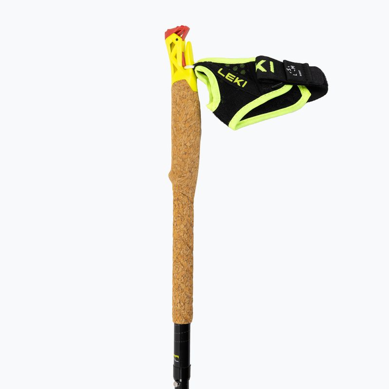 Leki Ultratrail FX.One bastoncini da corsa neonpink/neonyellow/naturalcarbon 3