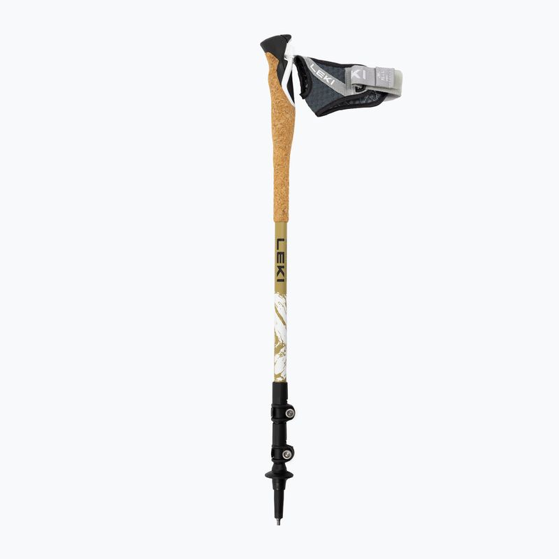 LEKI Cross Trail TA bastoncini da trekking bianco/marrone dorato/nero 2