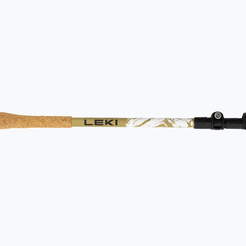 LEKI Cross Trail TA bastoncini da trekking bianco/marrone dorato/nero 5
