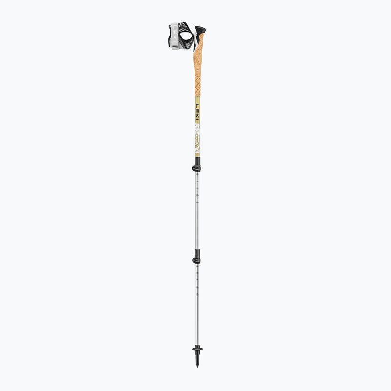 LEKI Cross Trail TA bastoncini da trekking bianco/marrone dorato/nero 6