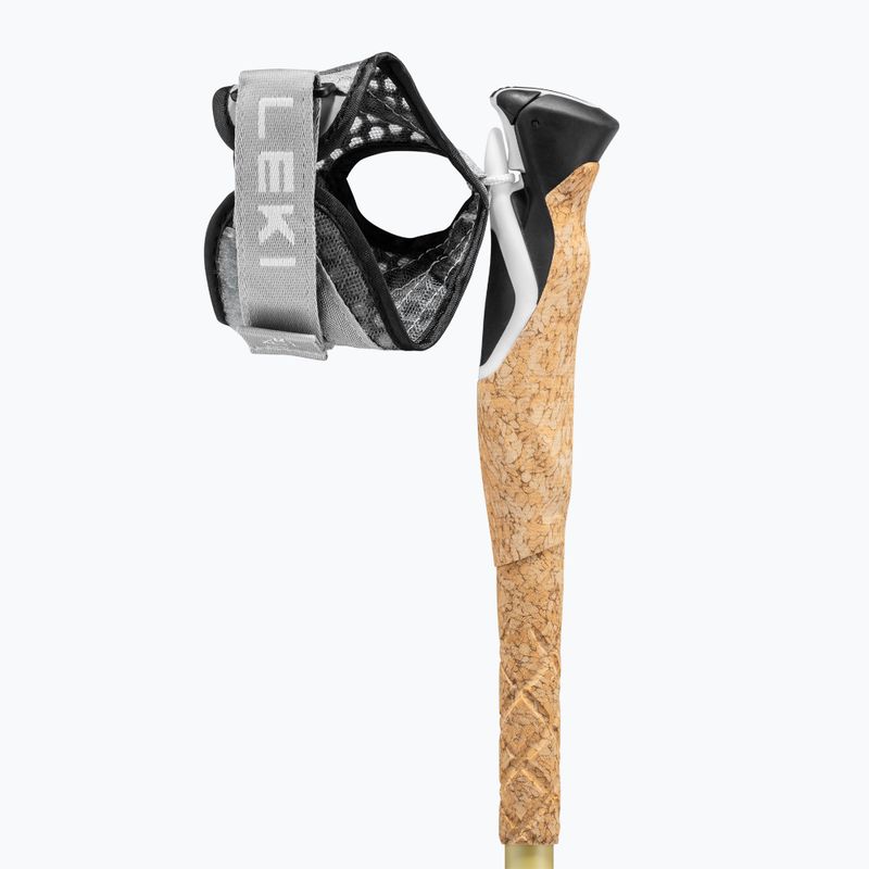 LEKI Cross Trail TA bastoncini da trekking bianco/marrone dorato/nero 9