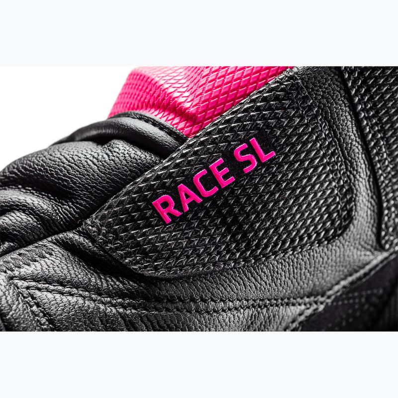 Guanti da sci da donna LEKI WCR Venom SL 3D nero/rosa 11