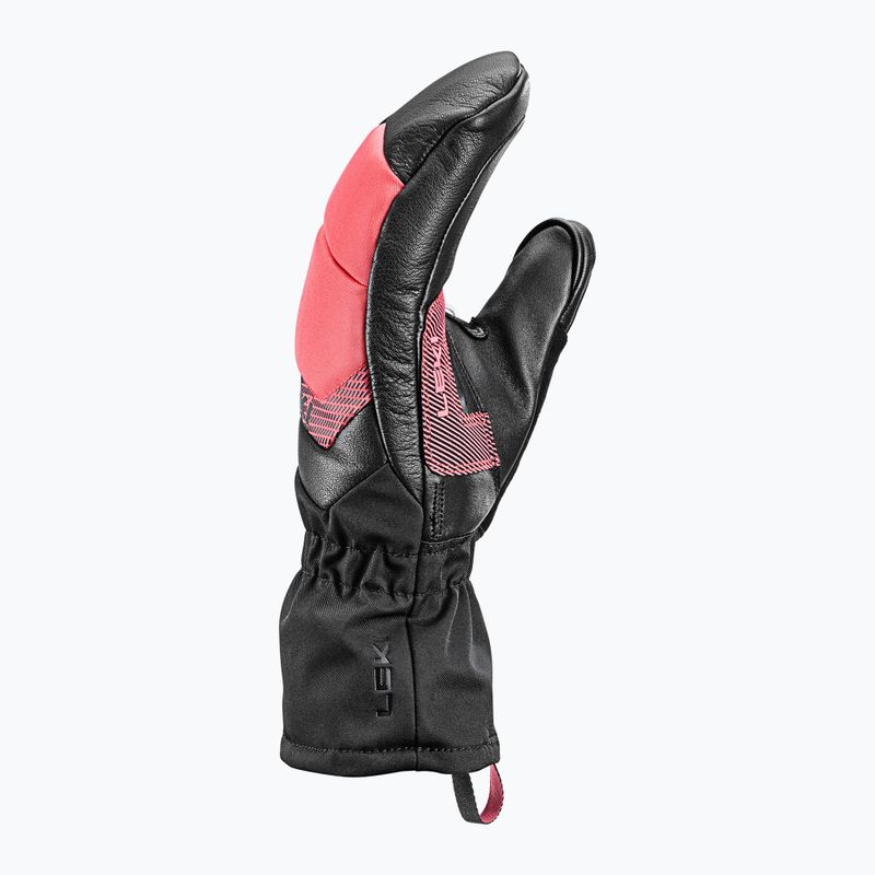 LEKI Griffin Base 3D Mitt nero/rosa guanto da sci da donna 3