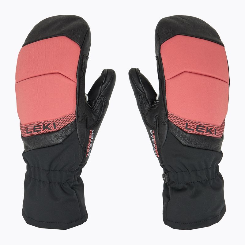 LEKI Griffin Base 3D Mitt nero/rosa guanto da sci da donna 3