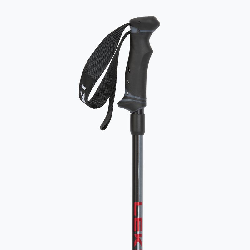Bastoncini da sci LEKI Hot Shot anodized black/eloxal gray/eloxal red 2