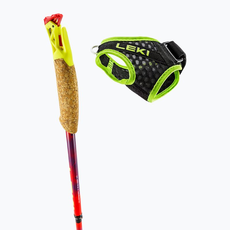 Bastoncini da trekking LEKI Ultatrail FX.One SL red/purple 5