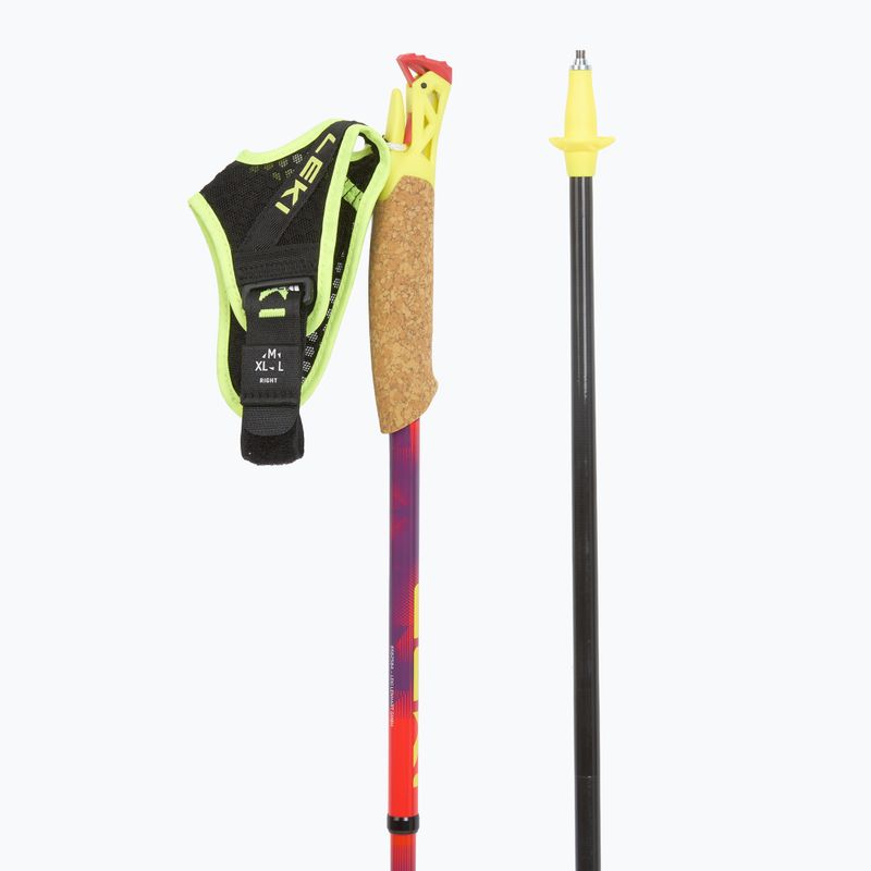 Bastoncini da trekking LEKI Ultatrail FX.One SL red/purple 3