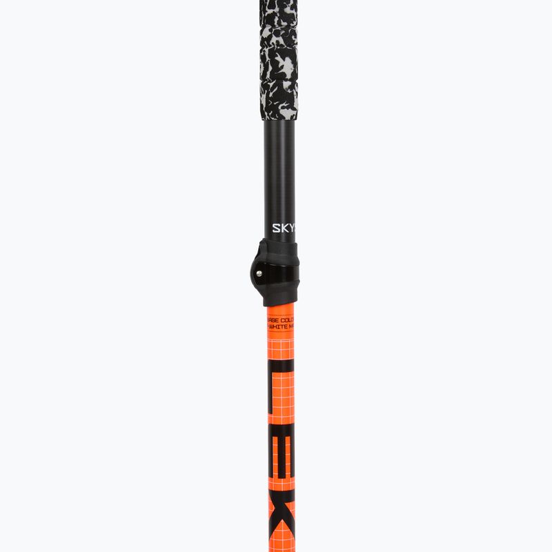 Bastoncini da trekking LEKI Skysolo FX.One Carbon neon orange/white/black 4