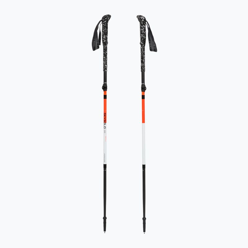 Bastoncini da trekking LEKI Skysolo FX.One Carbon neon orange/white/black 5