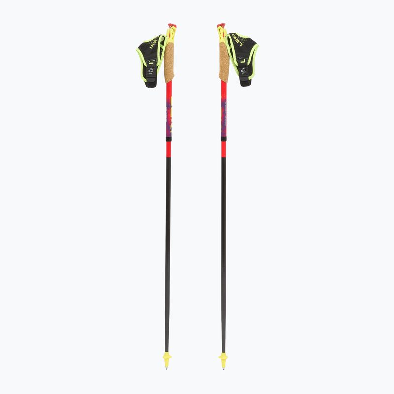 Bastoncini da trekking LEKI Ultatrail FX.One red/purple 5