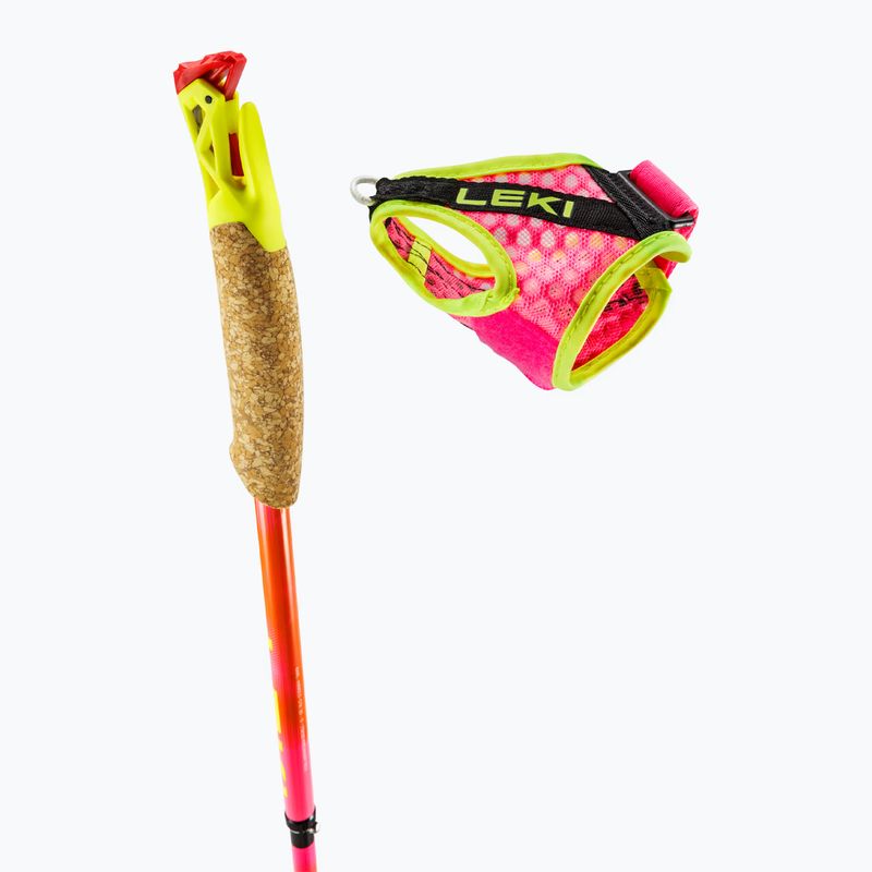 Bastoncini da trekking LEKI Ultatrail FX.One SL pink/orange 5