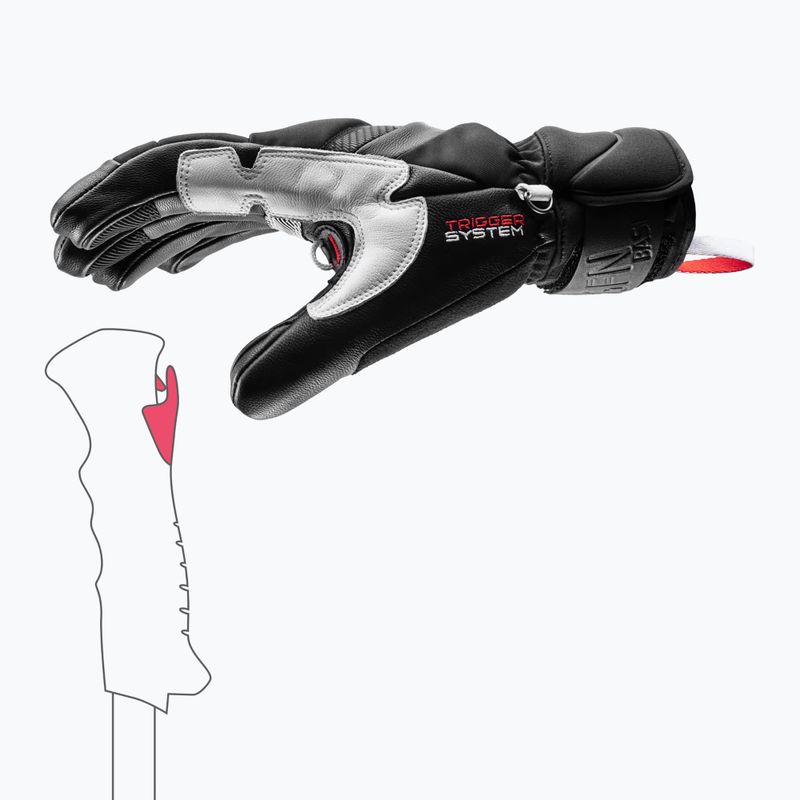 Guanti da sci uomo LEKI Griffin Base 3D black 5