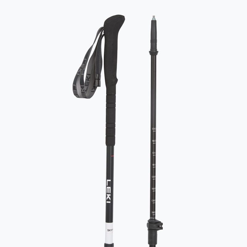 Bastoncini da trekking LEKI Skytera Lite black/white/neonorange 3