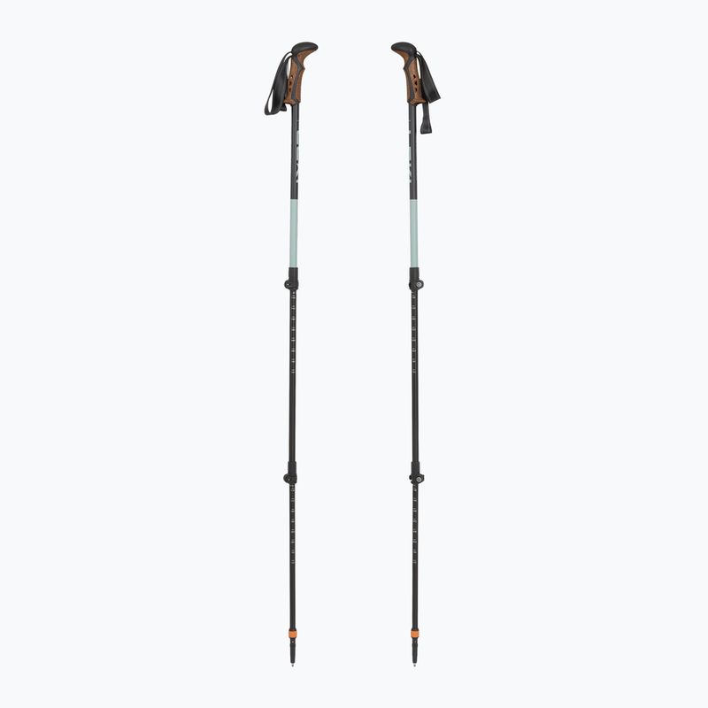 Bastoncini da trekking LEKI Khumbu AS black/dark sea green