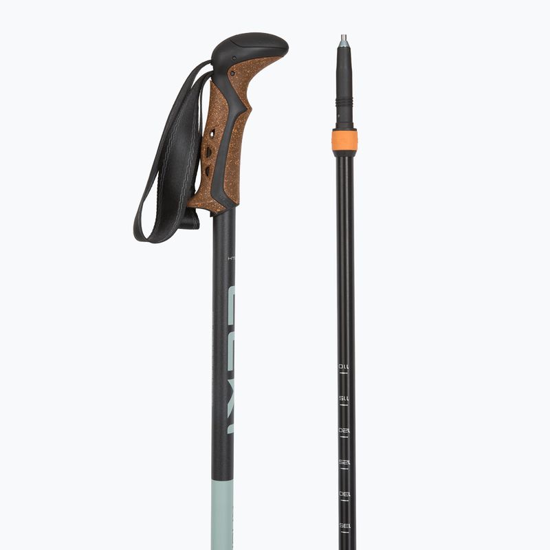 Bastoncini da trekking LEKI Khumbu AS black/dark sea green 3