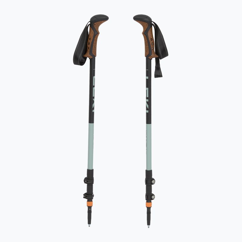 Bastoncini da trekking LEKI Khumbu AS black/dark sea green 5
