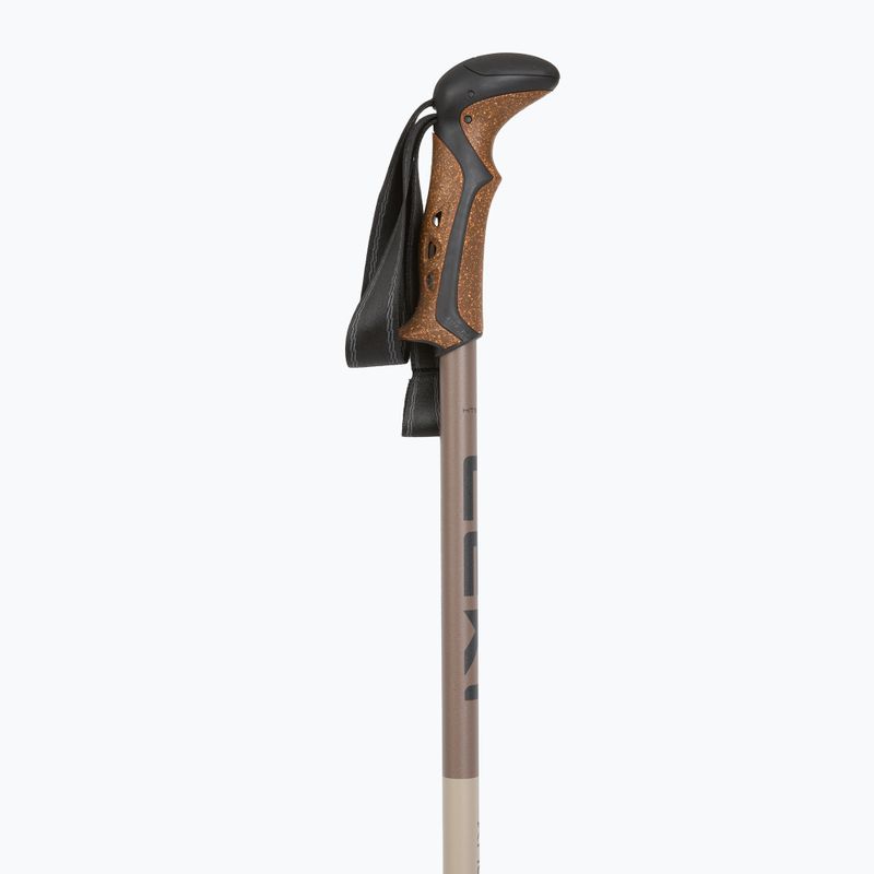 Bastoncini da trekking LEKI Khumbu black/pale clay light/pale clay dark 2