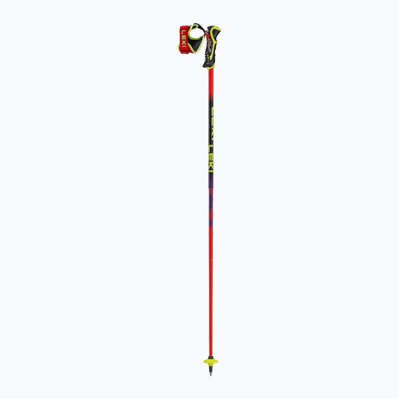 Bastoni da sci LEKI Venom SL TR bright red/black/neon yellow 2