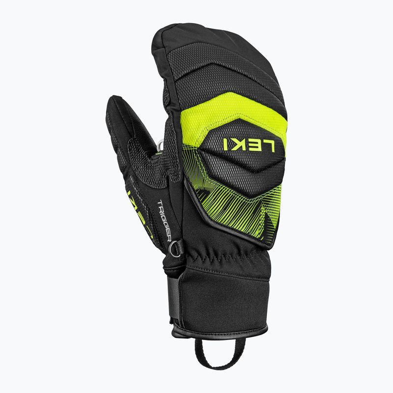 Guanti da sci LEKI WCR Core TR Mitt black/neon yellow 2