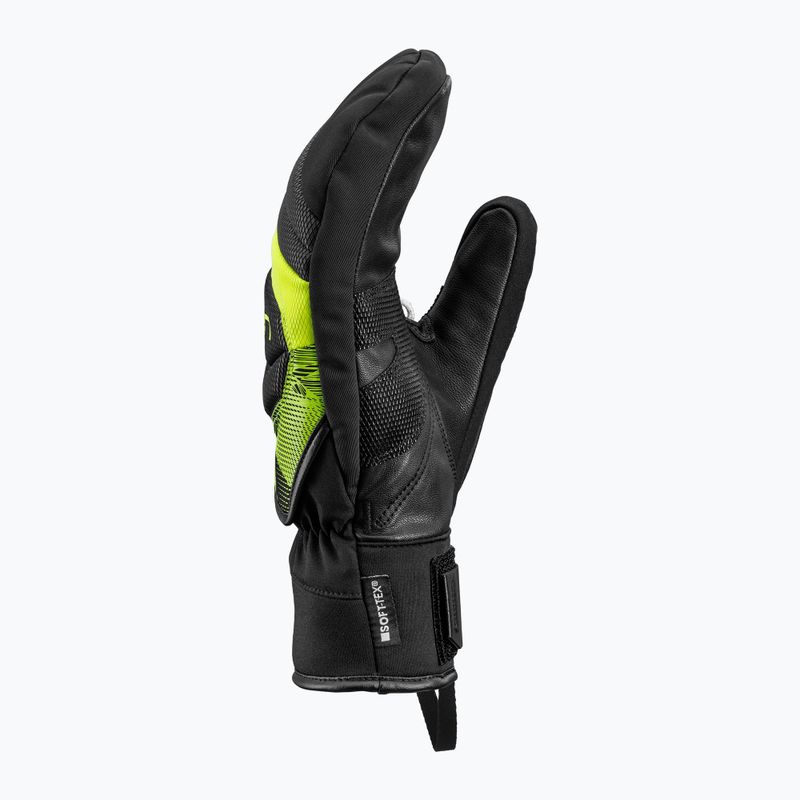 Guanti da sci LEKI WCR Core TR Mitt black/neon yellow 4