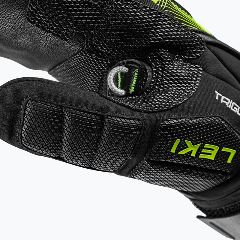 Guanti da sci LEKI WCR Core TR Mitt black/neon yellow 5
