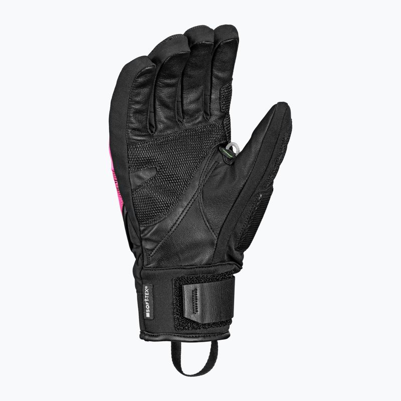 Guanti da sci LEKI WCR Core TR black/neon pink/neon yellow 3