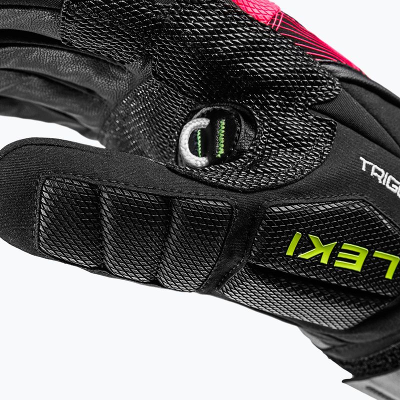 Guanti da sci LEKI WCR Core TR black/neon pink/neon yellow 5