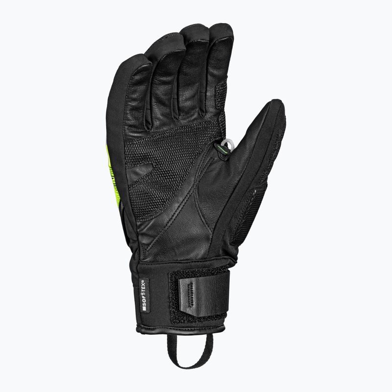 Guanti da sci LEKI WCR Core TR black/neon yellow 3