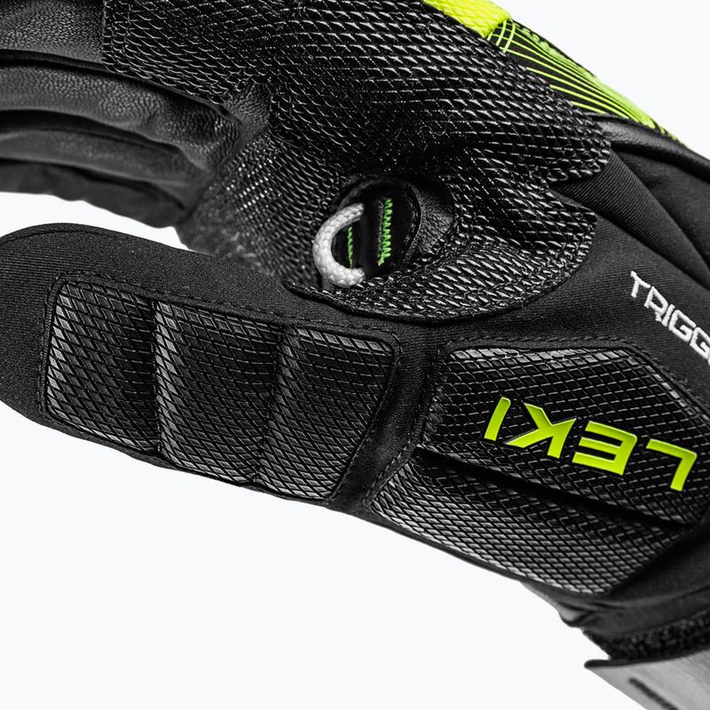 Guanti da sci LEKI WCR Core TR black/neon yellow 4